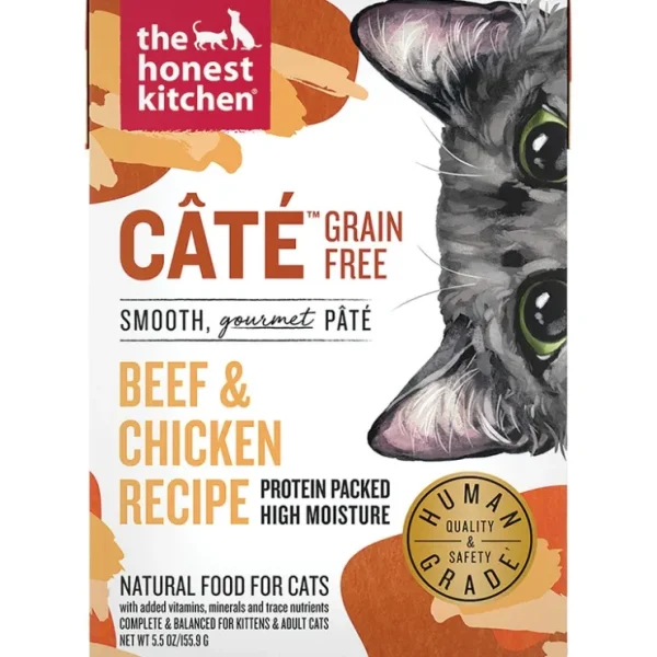 The Honest Kitchen, Grain Free Beef & Chicken Pâté - Wet Cat Food - Pet Home | The Perfect Pet Supplies Shopping Experience