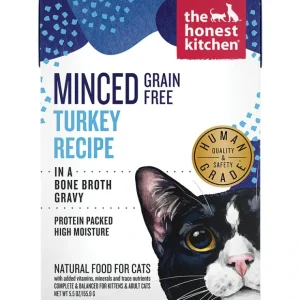 The Honest Kitchen, Grain Free Minced Turkey in Bone Broth Gravy - Wet Cat Food - Pet Home | The Perfect Pet Supplies Shopping Experience
