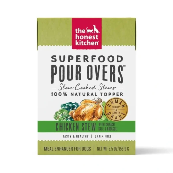 The Honest Kitchen Superfood Pour Overs - Chicken Stew (5.5-oz, single) - Pet Home | The Perfect Pet Supplies Shopping Experience