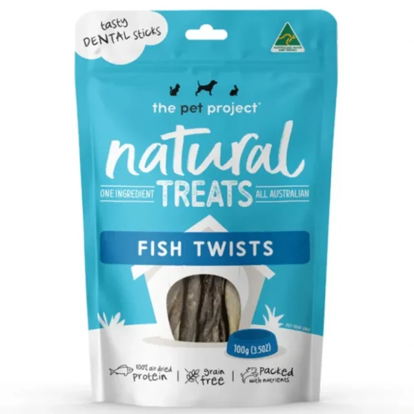 The Pet Project Fish Twists 100g - Pet Home | The Perfect Pet Supplies Shopping Experience