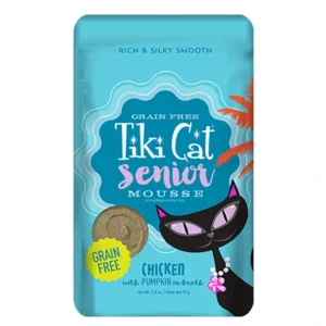 Tiki Cat - Senior Mousse Chicken with Pumpkin Wet Cat Food - Pet Home | The Perfect Pet Supplies Shopping Experience