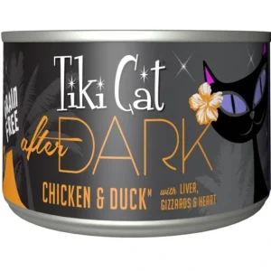 Tiki Cat After Dark Grain Free Chicken and Duck Canned Cat Food (5.5-oz, single can) - Pet Home | The Perfect Pet Supplies Shopping Experience
