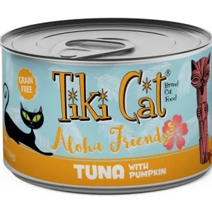 Tiki Cat Aloha Friends Grain Free Tuna with Pumpkin Canned Cat Food (3-oz, single can) - Pet Home | The Perfect Pet Supplies Shopping Experience