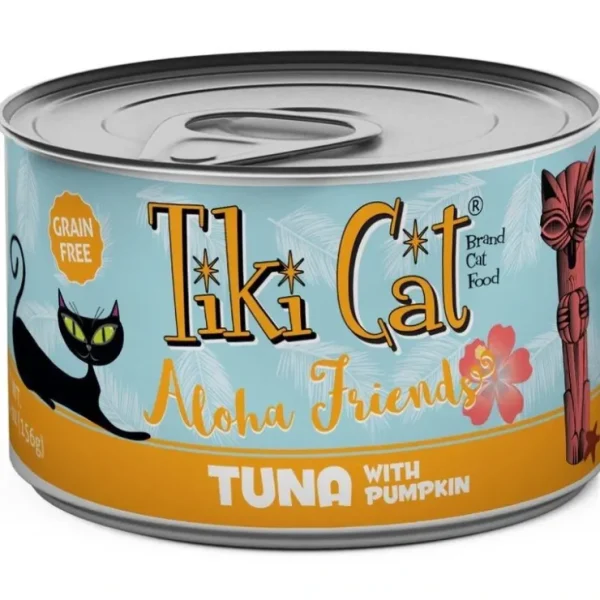 Tiki Cat Aloha Friends Grain Free Tuna with Pumpkin Canned Cat Food (3-oz, single can) - Pet Home | The Perfect Pet Supplies Shopping Experience