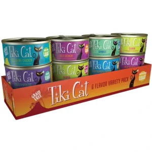 Tiki Cat, Queen Emma Luau Variety 12 Pack - 2.8 oz - Pet Home | The Perfect Pet Supplies Shopping Experience