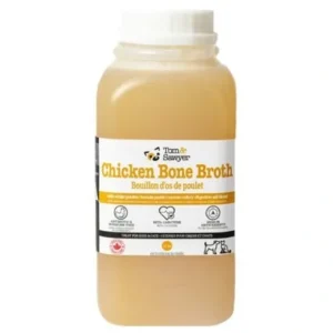 Tom&Sawyer, Chicken Bone Broth - 12 oz - Pet Home | The Perfect Pet Supplies Shopping Experience