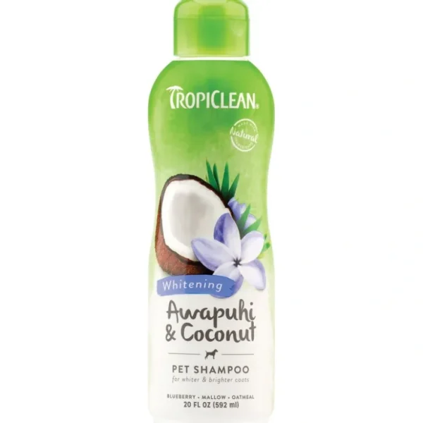 Tropiclean Awapuhi &Coconut White Coat Pet Shampoo - Pet Home | The Perfect Pet Supplies Shopping Experience