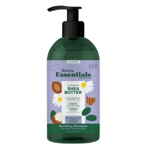 Tropiclean Essentials Shea Butter Shampoo For Dogs, Puppies And Cats (16 Oz) - Pet Home | The Perfect Pet Supplies Shopping Experience