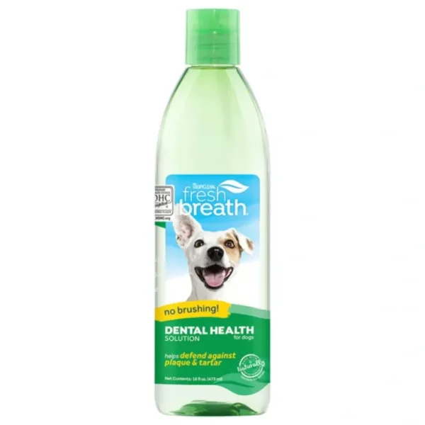 TropiClean Fresh Breath Dental Health Solution Original 1Ltr - Pet Home | The Perfect Pet Supplies Shopping Experience