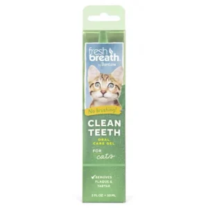TropiClean Fresh Breath Oral Care Clean Teeth Gel for Cats 59mL - Pet Home | The Perfect Pet Supplies Shopping Experience