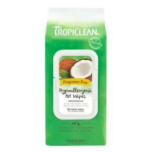 TropiClean Gentle Coconut Hypoallergenic Pet Wipes - Pet Home | The Perfect Pet Supplies Shopping Experience