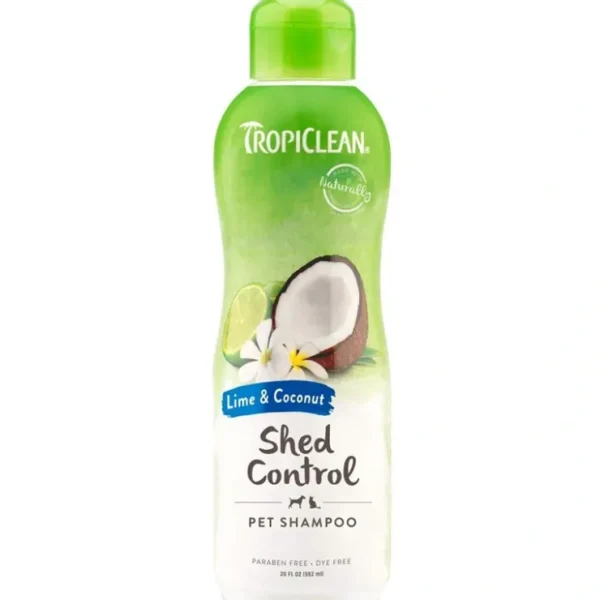 TropiClean Lime & Coconut Shed Control Shampoo for Pets (20-oz) - Pet Home | The Perfect Pet Supplies Shopping Experience