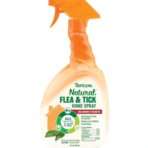 TropiClean Natural Flea &Tick Home Spray - Pet Home | The Perfect Pet Supplies Shopping Experience