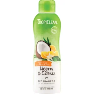 Tropiclean Neem Flea &Tick Shampoo for Dogs - Pet Home | The Perfect Pet Supplies Shopping Experience