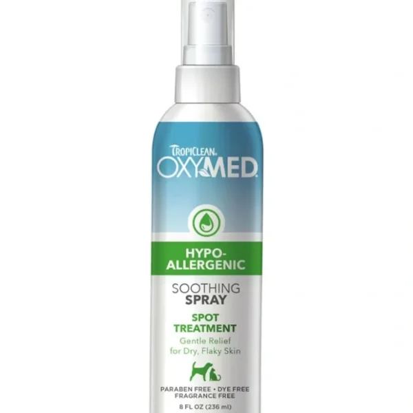 TropiClean OxyMed Hypoallergenic Anti Itch Spray - Pet Home | The Perfect Pet Supplies Shopping Experience