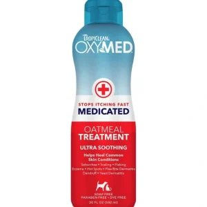TropiClean OxyMed Medicated Anti-Itch Conditioning Treatment for Pets (20-oz) - Pet Home | The Perfect Pet Supplies Shopping Experience
