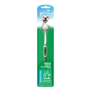TropiClean TripleFlex Toothbrush for Dogs - Pet Home | The Perfect Pet Supplies Shopping Experience