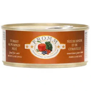 Turkey & Pumpkin Pate Wet Cat Food from Fromm, 5.5oz can - Pet Home | The Perfect Pet Supplies Shopping Experience