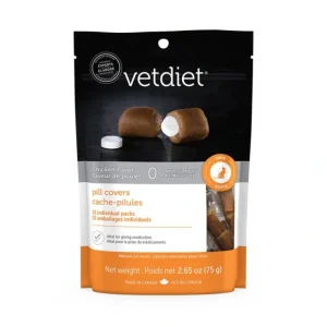 Vetdiet, Pill Covers for Cats - Chicken - 15 pc - 75 g - Freeze Dried Cat Treat - Pet Home | The Perfect Pet Supplies Shopping Experience