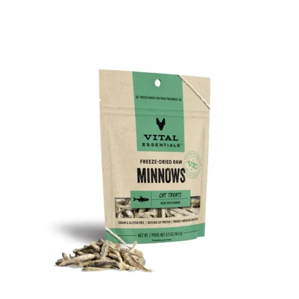 Vital Essentials - Freeze-Dried Minnow Cat Treats - Pet Home | The Perfect Pet Supplies Shopping Experience