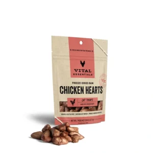 Vital Essentials Freeze Dried Raw Chicken Hearts Cat Treats - Pet Home | The Perfect Pet Supplies Shopping Experience