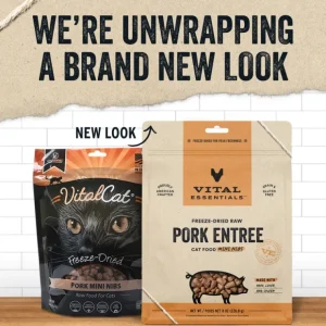 Vital Essentials Vital Cat Pork Mini Nibs Freeze Dried Cat Food - Pet Home | The Perfect Pet Supplies Shopping Experience