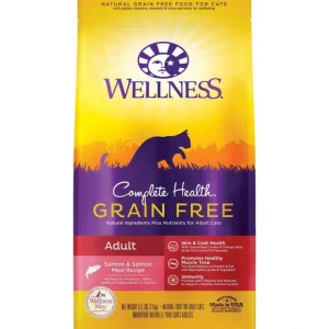 Wellness Complete Health Grain Free Adult Salmon &Salmon Liver Adult Dry Cat Food - Pet Home | The Perfect Pet Supplies Shopping Experience