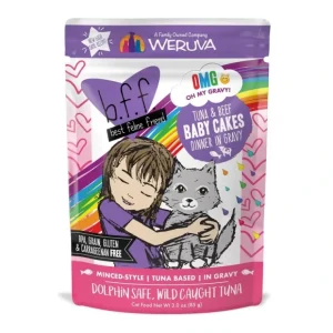 Weruva BFF Tuna &Beef Baby Cakes Recipe Pouches Wet Cat Food - Pet Home | The Perfect Pet Supplies Shopping Experience