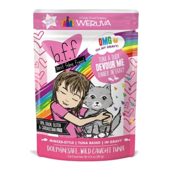 Weruva BFF Tuna &Duck Devour Me Pouches Wet Cat Food - Pet Home | The Perfect Pet Supplies Shopping Experience
