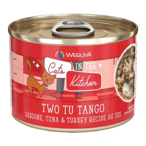 Weruva, Can Feline - Two Tu Tango - Sardine,Tuna&Trky-170g - Minced - Wet Cat Food - Pet Home | The Perfect Pet Supplies Shopping Experience