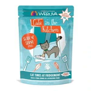 Weruva Cats in the Kitchen Patu00e9 Cat Times at Fridgemont Duck &Tuna Dinner (3.0 Oz - Single) - Pet Home | The Perfect Pet Supplies Shopping Experience