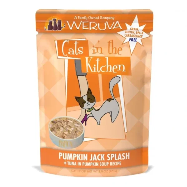 Weruva Cats In the Kitchen Pumpkin Jack Splash Pouches Wet Cat Food - Pet Home | The Perfect Pet Supplies Shopping Experience