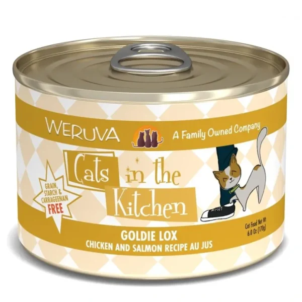 Weruva Goldie Lox Chicken and Salmon Recipe Au Jus Canned Cat Food - Pet Home | The Perfect Pet Supplies Shopping Experience