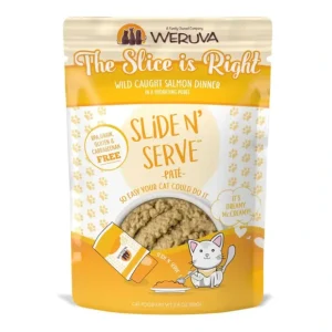 Weruva, Pouch Feline - The Slice Is Right - Salmon - 80 g - Pate - Wet Cat Food - Pet Home | The Perfect Pet Supplies Shopping Experience