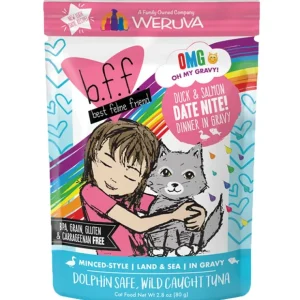 Weruva, Pouch, Feline Adult - Duck & Salmon - 80 g - Minced - Wet Cat Food - Pet Home | The Perfect Pet Supplies Shopping Experience