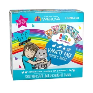 Weruva, Pouch, Feline Adult - Potluck Variety 12pk - 80 g - Minced - Wet Cat Food - Pet Home | The Perfect Pet Supplies Shopping Experience
