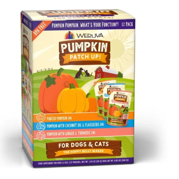 Weruva Pumpkin Patch Up! Pumpkin Pumpkin What's Your Function Variety Pack Dog &Cat Wet Food Supplement - Pet Home | The Perfect Pet Supplies Shopping Experience