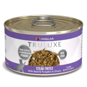 Weruva TRULUXE Steak Frites with Beef and Pumpkin in Gravy Canned Cat Food - Pet Home | The Perfect Pet Supplies Shopping Experience