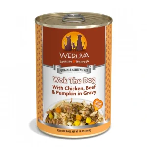 Weruva Wok The Dog with Chicken, Beef &Pumpkin in Gravy Canned Dog Food - Pet Home | The Perfect Pet Supplies Shopping Experience