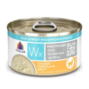 Weruva Wx Phos Focused Chicken Formula in Gravy Grain-Free Wet Cat Food (3.0 Oz - Single) - Pet Home | The Perfect Pet Supplies Shopping Experience