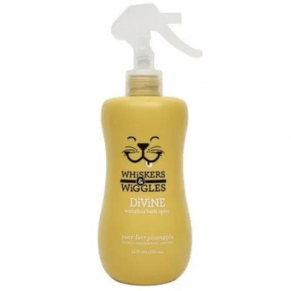 Whiskers & Wiggles Cat Waterless Bath Spray Pineapple 355Ml - Pet Home | The Perfect Pet Supplies Shopping Experience