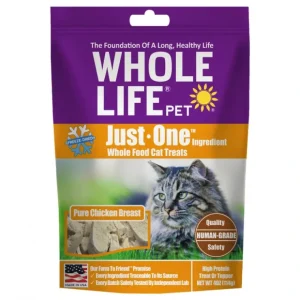 Whole Life Pet Just One Ingredient Freeze Dried Chicken Treats for Cats - Pet Home | The Perfect Pet Supplies Shopping Experience