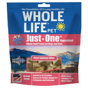 Whole Life Pet Just One Ingredient Freeze Dried Wild Salmon Treats Value Pack for Dogs &Cats - Pet Home | The Perfect Pet Supplies Shopping Experience
