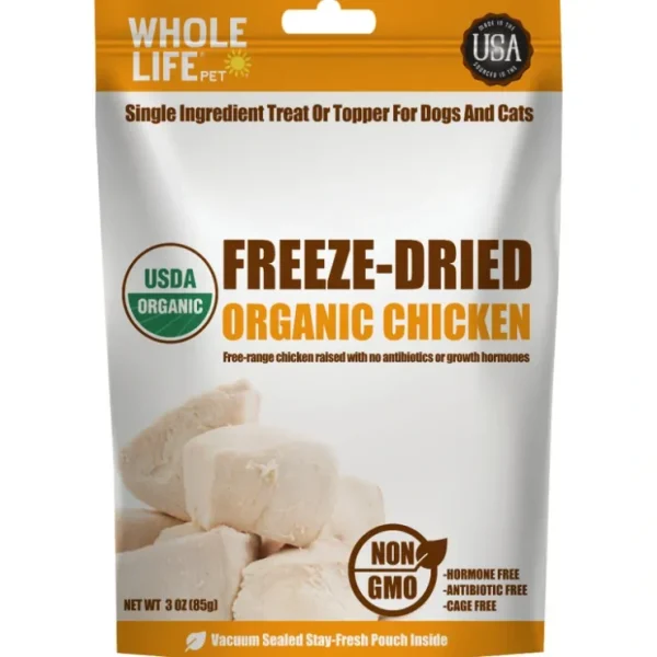 Whole Life Pet Organic Freeze Dried Chicken for Dogs &Cats - Pet Home | The Perfect Pet Supplies Shopping Experience