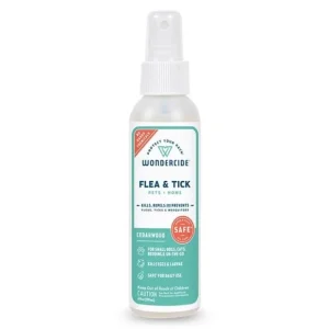 Wondercide Cedarwood Flea &Tick Spray for Pets + Home with Natural Essential Oils - Pet Home | The Perfect Pet Supplies Shopping Experience