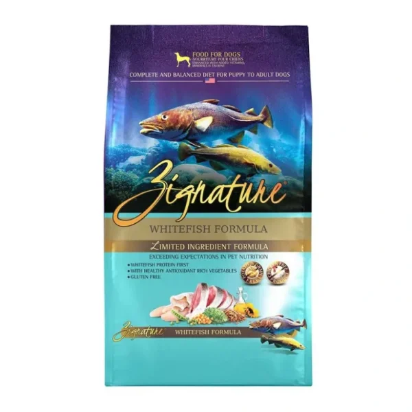 Zignature Limited Ingredient Whitefish Formula Dog Food 4 Lbs - Pet Home | The Perfect Pet Supplies Shopping Experience